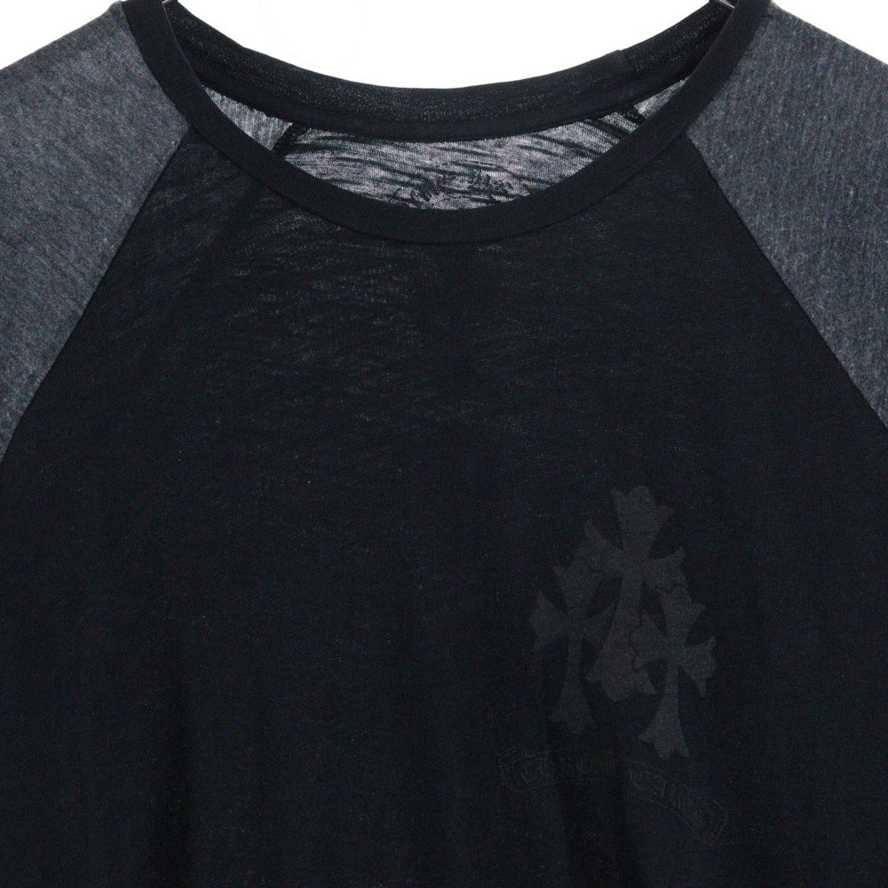CHROME HEARTS (クロムハーツ) セメタリークロス プリント長袖T