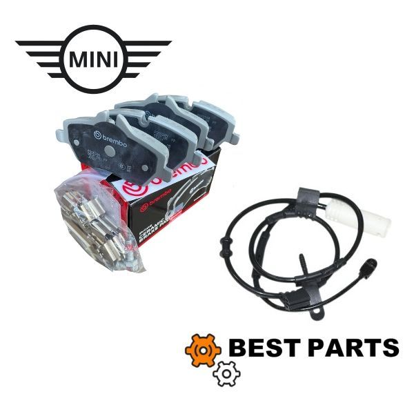 BMW MINI フロントブレーキパット センサーセット R55 56 57 58 59 34116772892 34356792572 CooperＳ以外対応 後期用