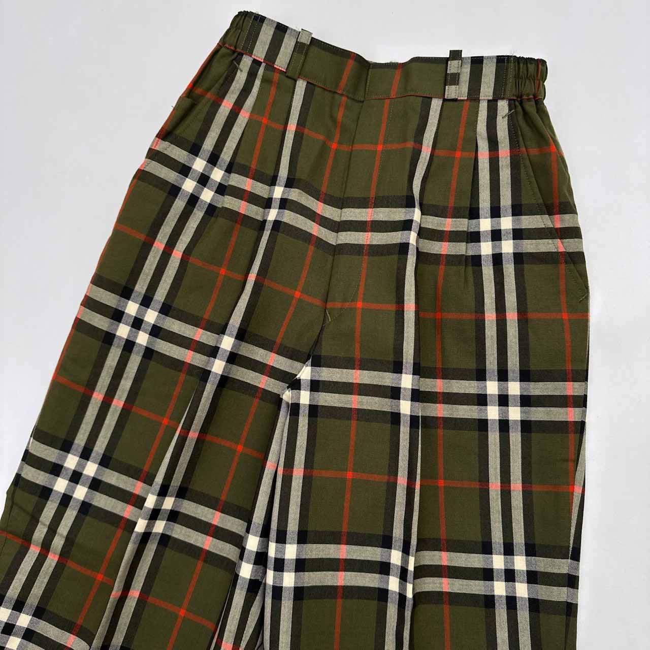 バーバリーズ　希少デザイン　ノバチェック　ビンテージ　ウール　パンツ　3点 美品 90s Burberrys' ノバチェック サマーウール スラックス