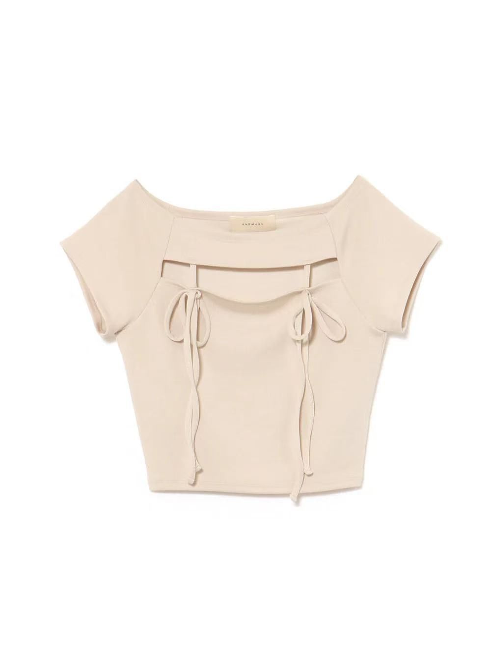 未使用】Andmary Bebe ribbon tops アンドマリー レディース 服