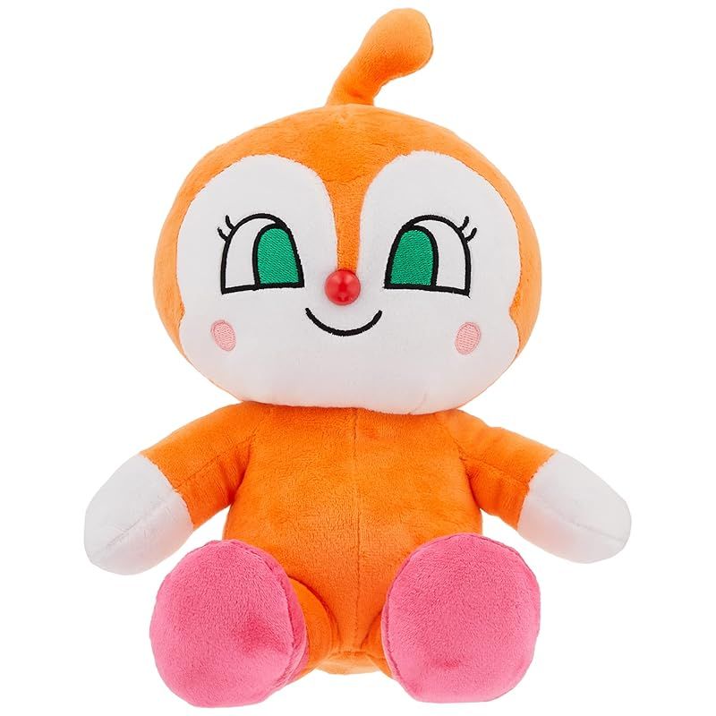 【新品】 アンパンマン ふわりんスマイルぬいぐるみ ぎゅっと M ドキンちゃん 1