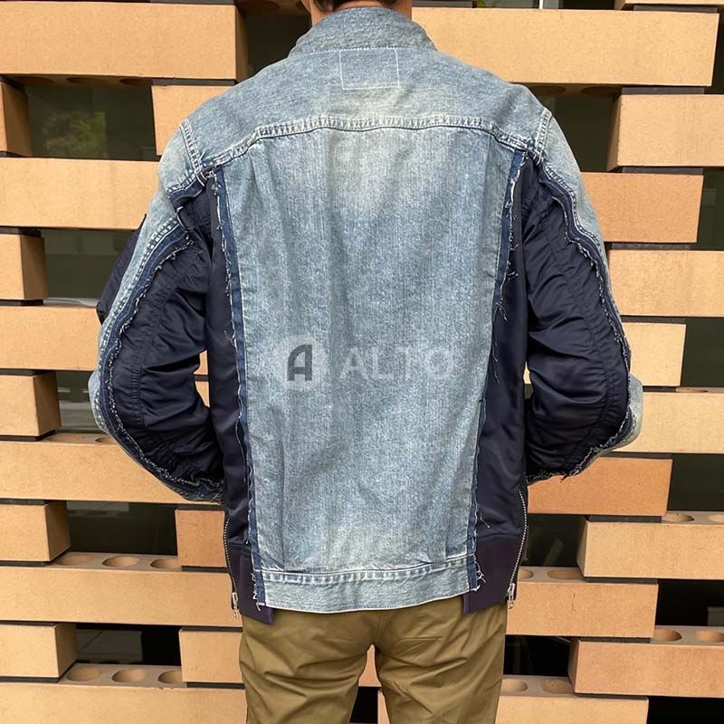 楽天市場】sacai サカイ デニム×ナイロン Twill ジャケット