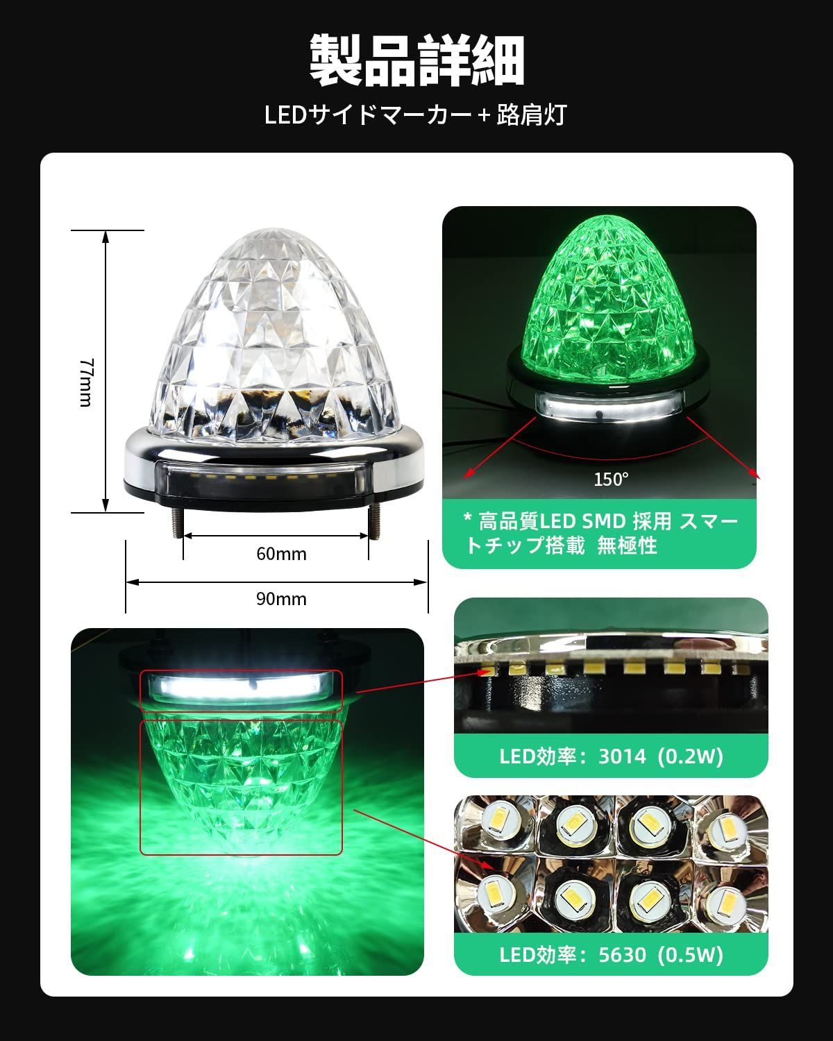 丸型 新型LEDマーカー