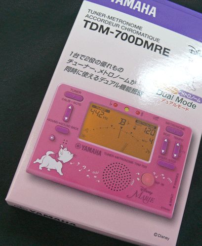 ヤマハ）チューナー・メトロノーム　TDM-700DMRE　【限定モデル　マリー】