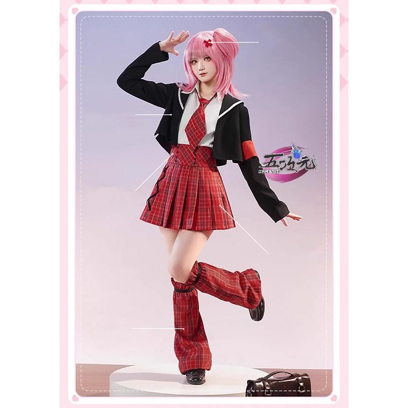 しゅごキャラ　コスプレ　日奈森あむ　制服 ウィッグ付き　Mサイズ 三分妄想 しゅごキャラ！ コスプレ 日奈森 あむ ジュエル