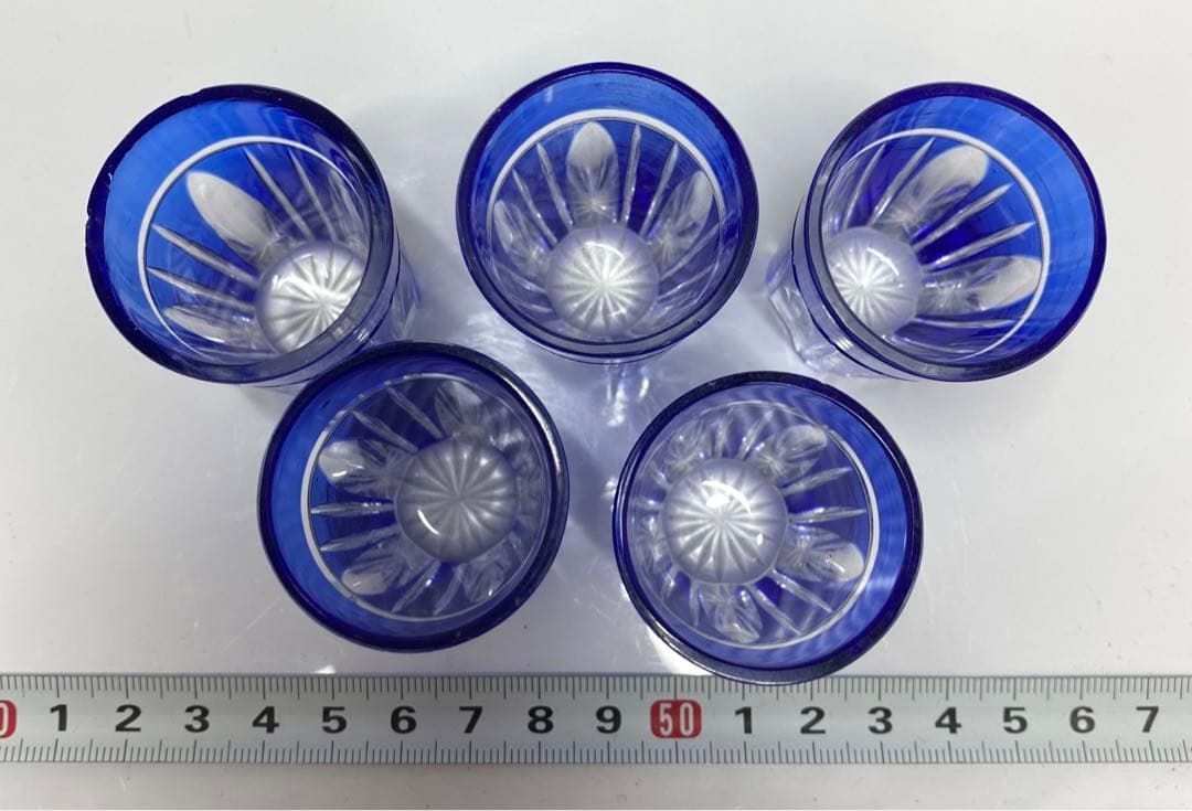 時代 ブルーガラス