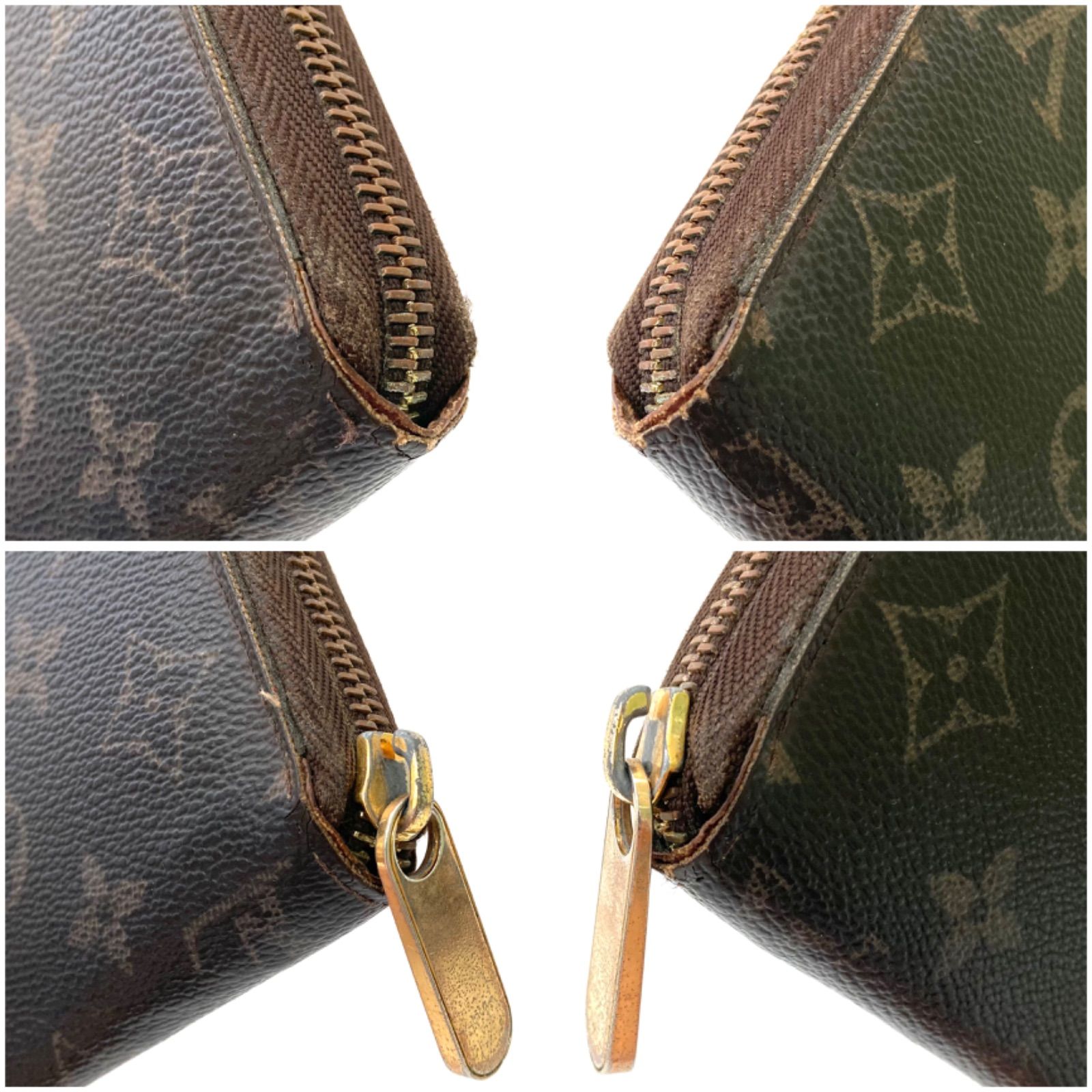 ?最終価格?【LOUIS VUITTON】ルイヴィトン モノグラム ジッピー 