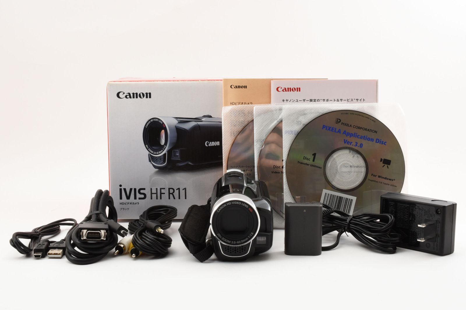 ☆新品級☆ キャノン CANON IVIS HF R11 コンパクトビデオカメラ OB1308 #72 - メルカリ