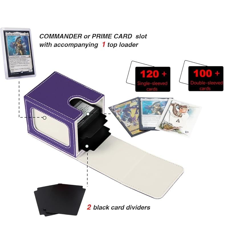 Venssu デッキケース トレカケース カードディスプレイウィンドウ 100