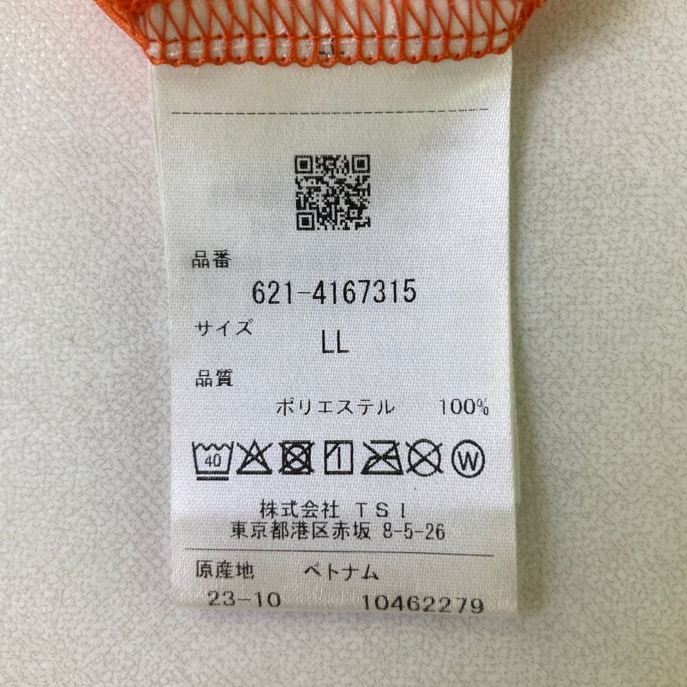 サイズ LL PING ピン モデル ハイネック 半袖Tシャツ オレンジ系 240101521250 ゴルフウェア メンズ ストスト LLC-HASEGAWATOSO_COM