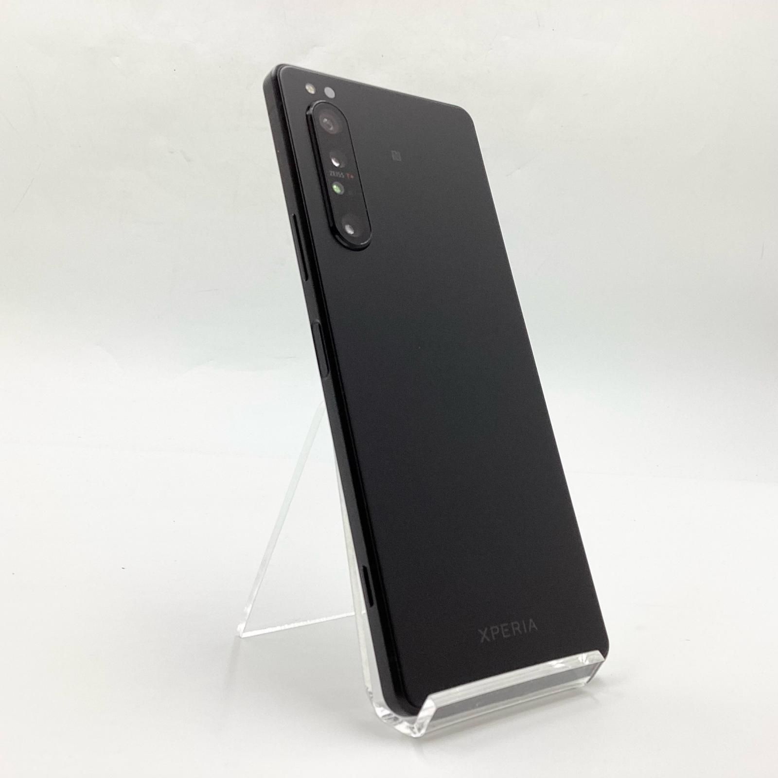 【全額返金保証】【最速発送】Sony Xperia 1 II 256GB Frosted Black SIMフリー 動作確認済 XQ-AT42