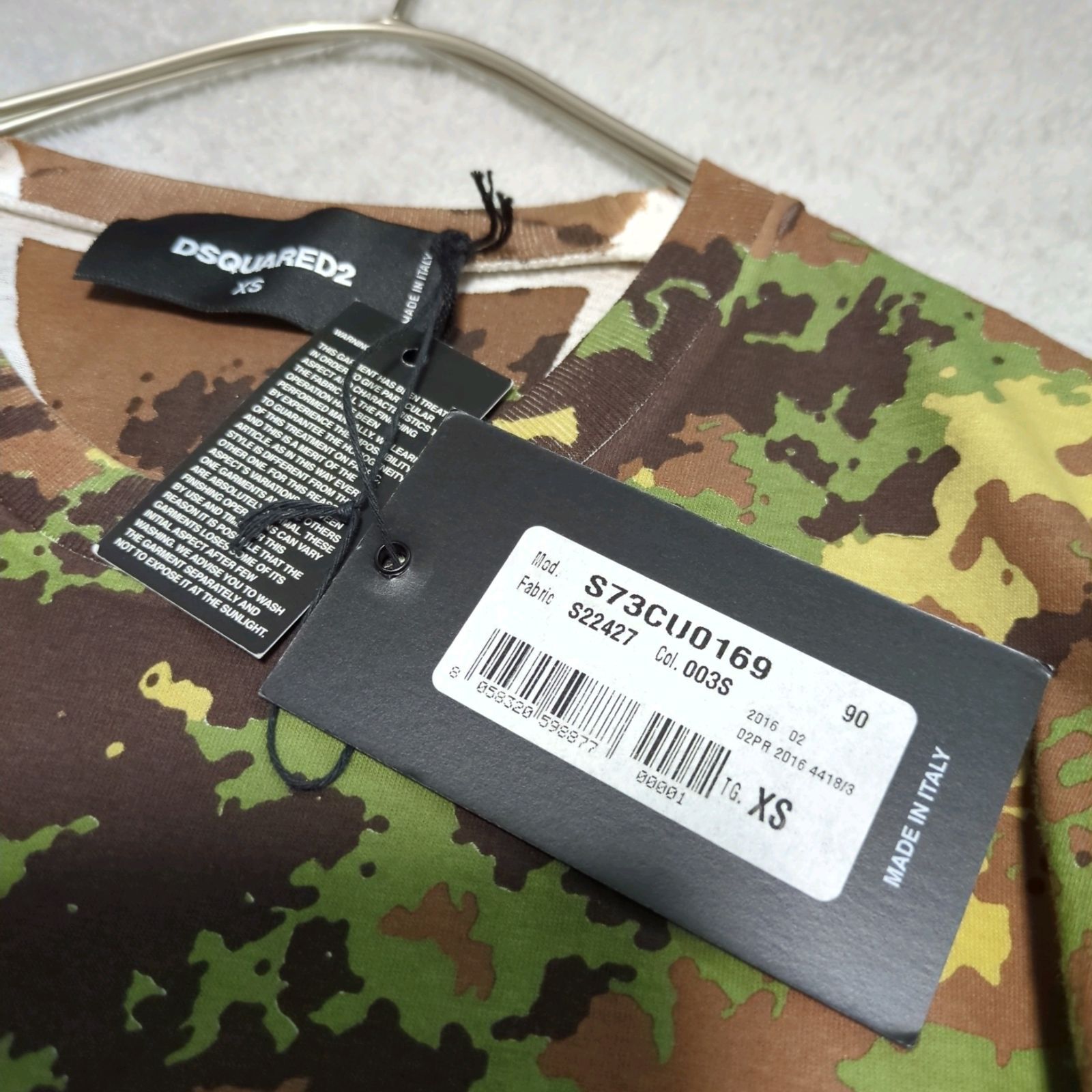 XS カットソーワンピース