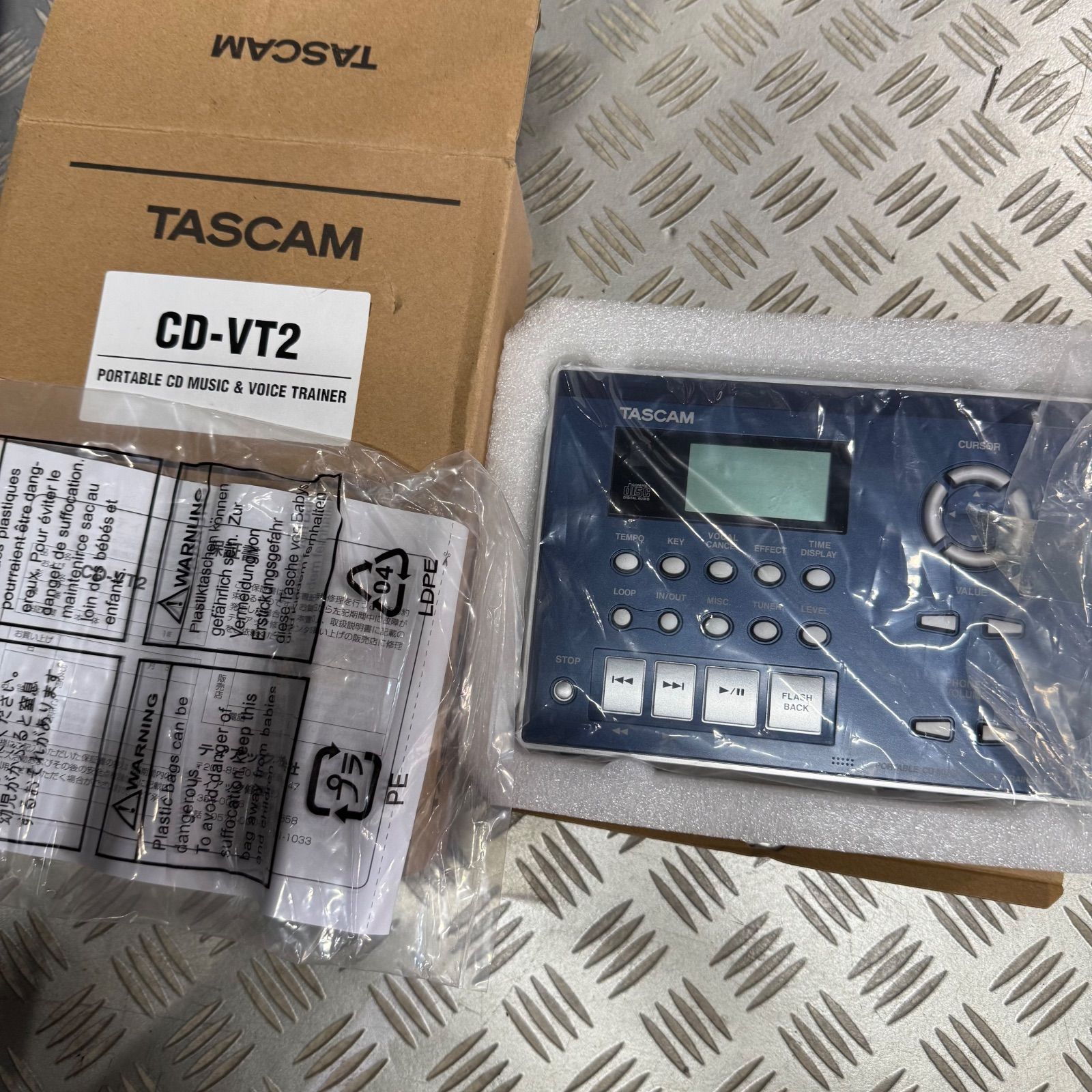 CD-VT2 TASCAM CDミュージック＆ボイストレーナー CD-VT2 | ポータブル 