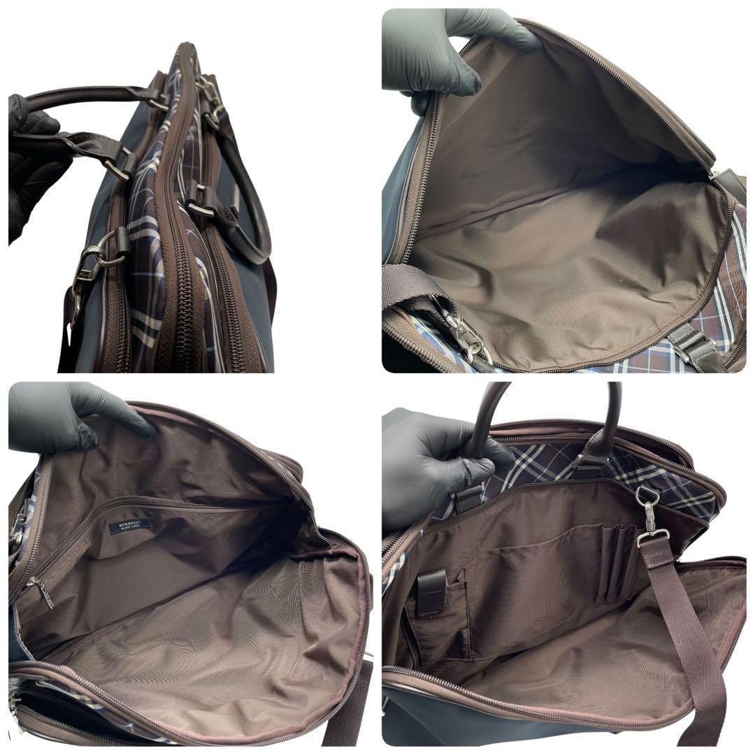 未使用級　BURBERRY BLACK LABEL　2way ブリーフケース 未使用級 BURBERRY BLACK LABEL 2way ブリーフケース - メルカリ