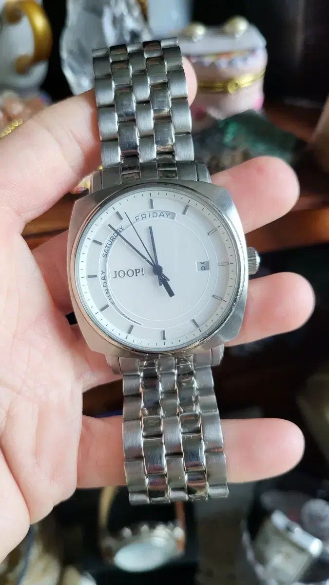ドイツ Joop ウープスチール 時計 メタル Date
