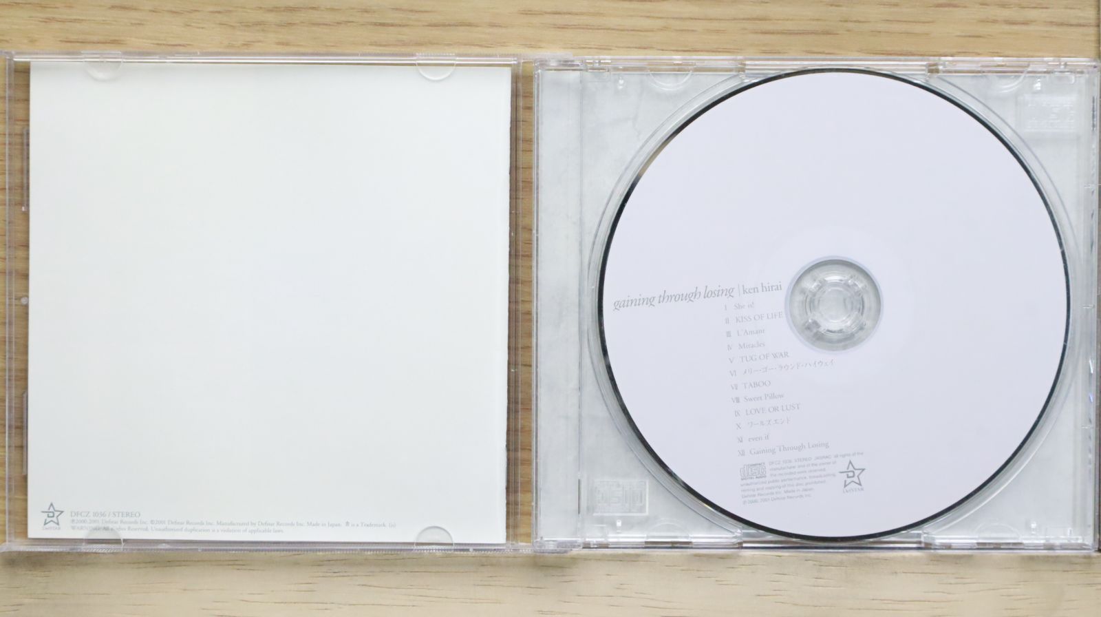 国内盤CD☆平井堅/Ken Hirai□ gaining through losing