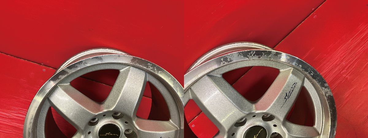 中古ホイール[16x7.0J+42、17x8.0J+46 114-5H シュテルン face1