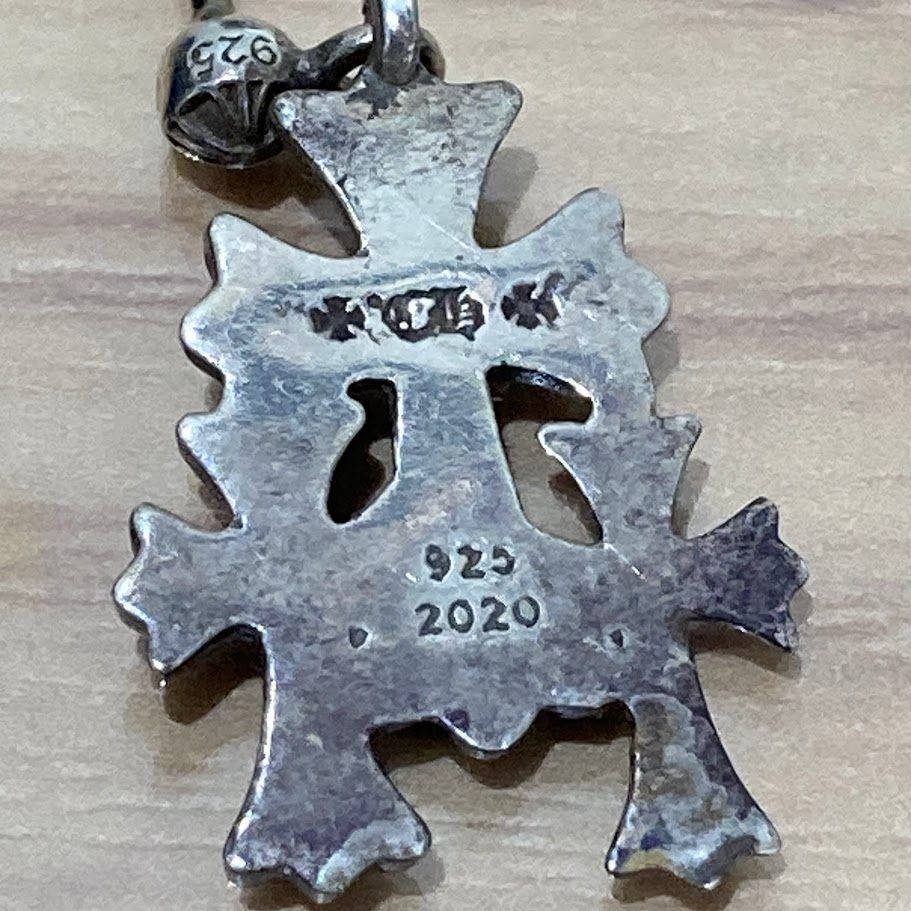 クロムハーツ トリプルクロス3ch ピアス925 CHROME HEARTS 銀座店 クロムハーツ 3CH トリプルクロス パヴェ
