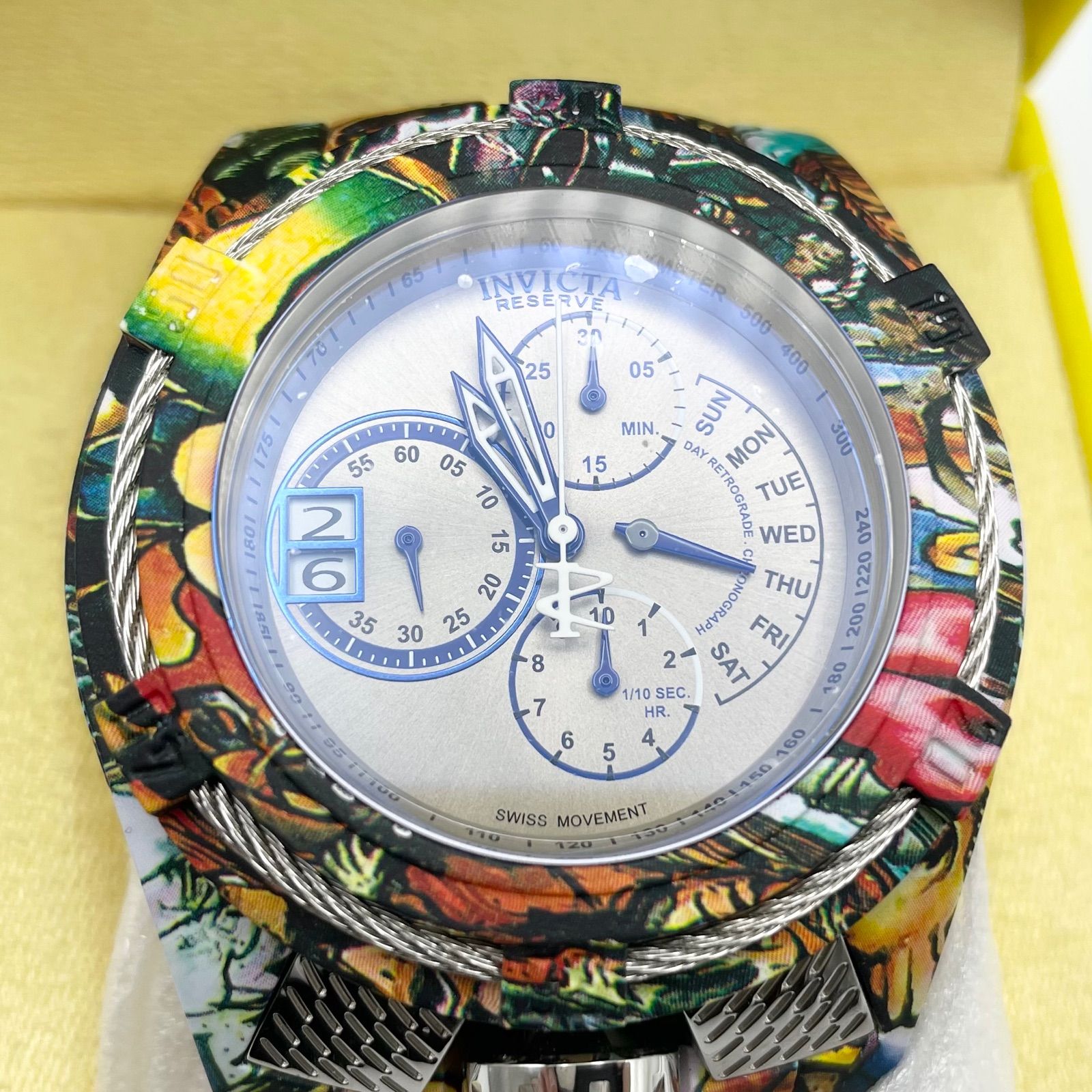 新品未使用 インビクタ INVICTA ボルトゼウス クロノグラフ クォーツ 