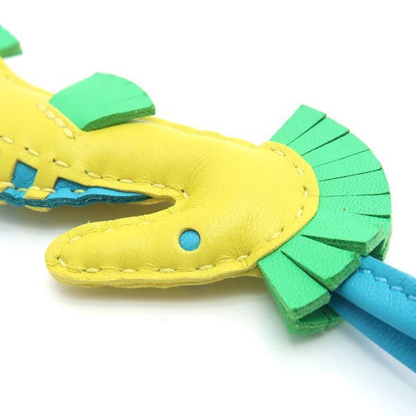 HERMES イポ バッグチャーム タツノオトシゴ アニョーミロ ライム