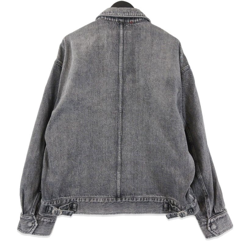 Graphpaper グラフペーパー Selvage Denim Zip Jacket GU253-20056LB セルビッチ ブラック 黒 2 71013720
