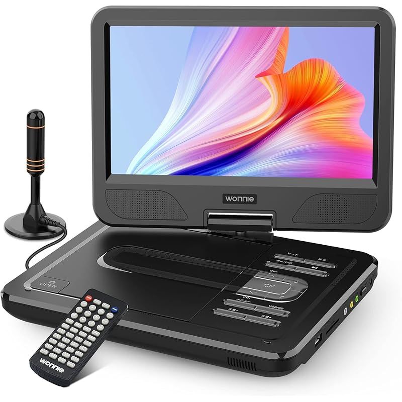 WONNIE フルセグポータブルdvdプレーヤー 12.5型 チューナー搭載