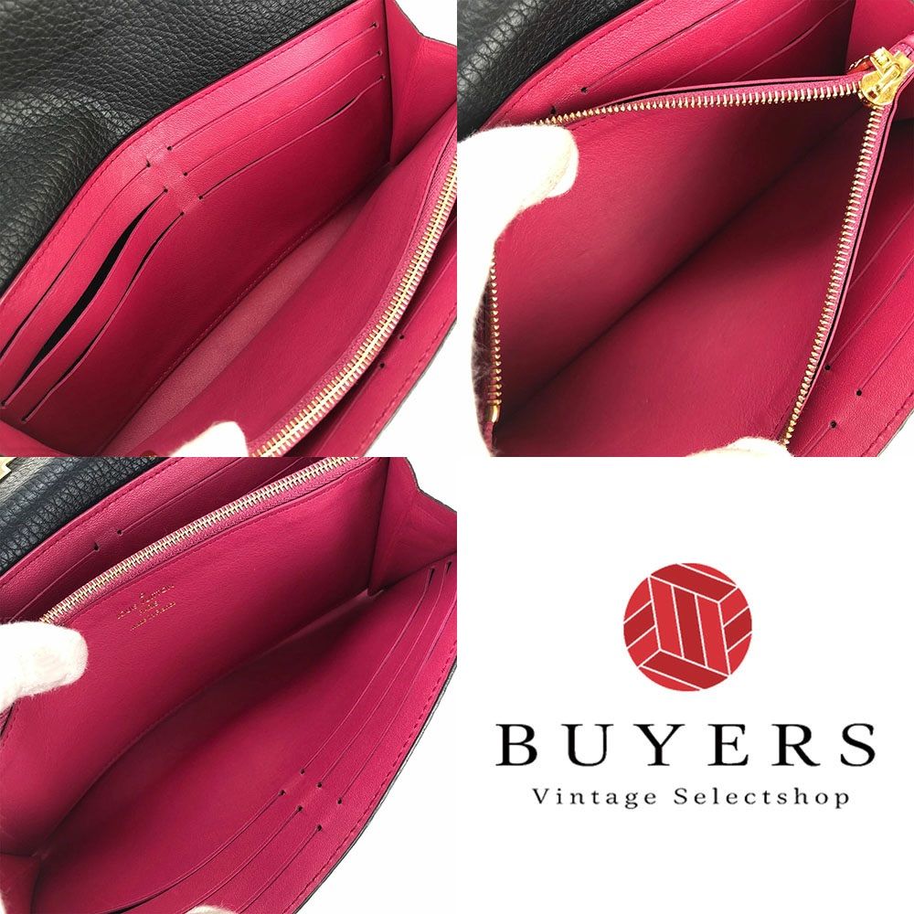 中古】ルイヴィトン 二つ折り長財布 ポルトフォイユ・カプシーヌ LOUIS