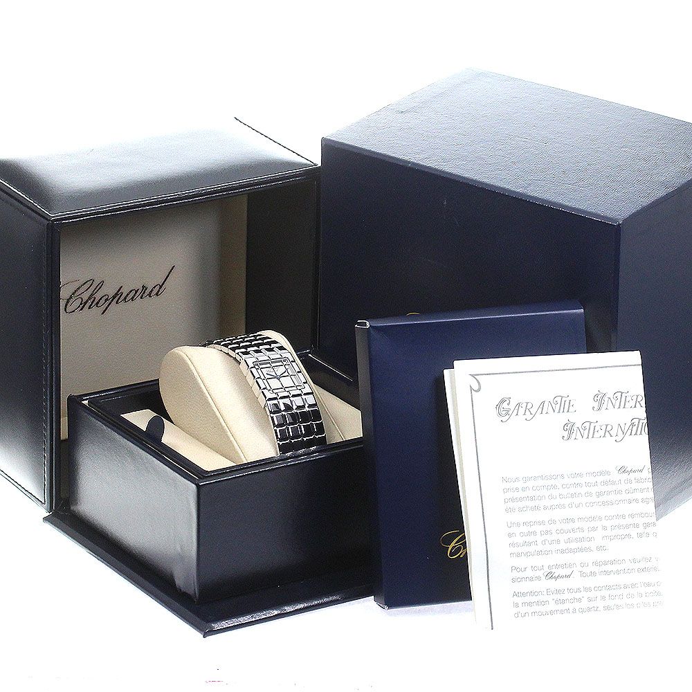 ショパール Chopard 11/8898 アイスキューブ クォーツ レディース 良品 箱・保証書付き_815675 Chopard（ショパール） Chopard 11/8898 アイスキューブ クォーツ