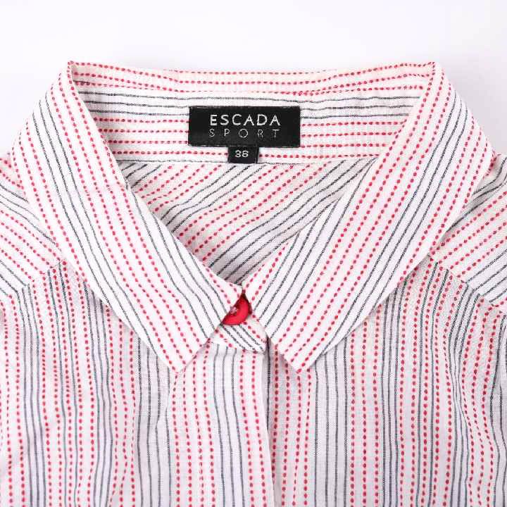 エスカーダ 長袖シャツ ブラウス ストライプ トップス 36サイズ ESCADA