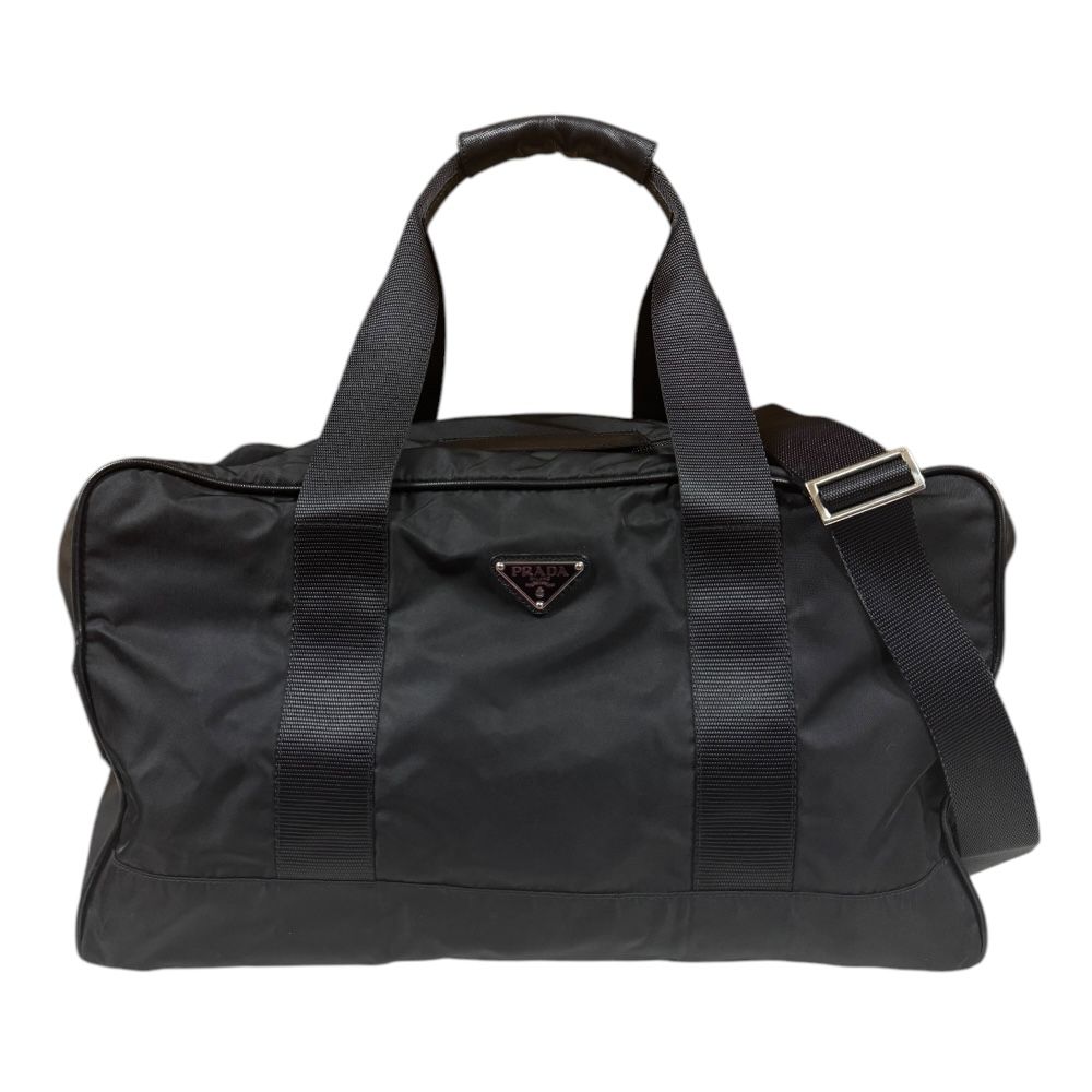 プラダ ボストンバッグ ナイロン ブラック ユニセックス PRADA プラダ