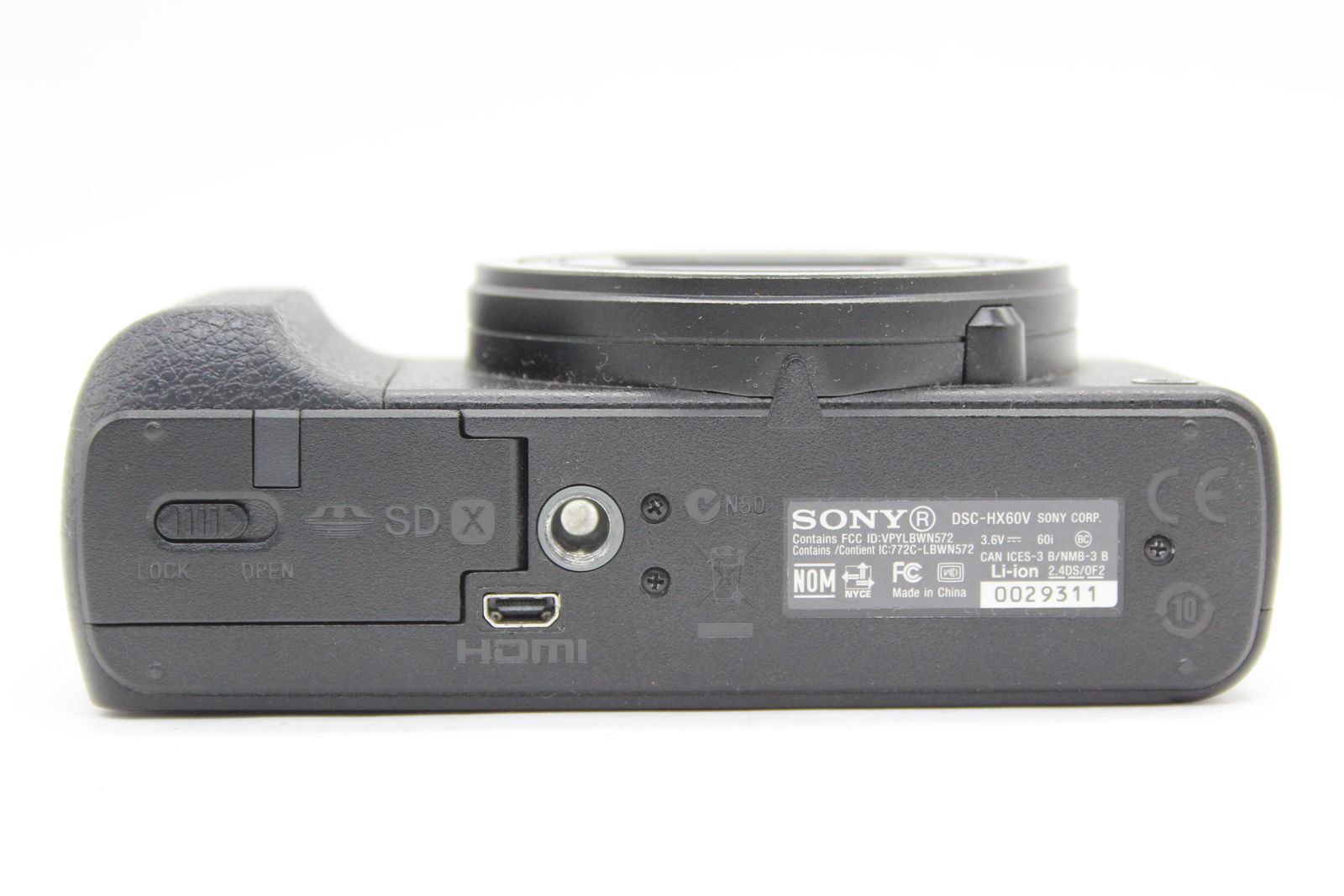 返品保証】 ソニー Sony Cyber-shot DSC-HX60V ブラック 30x
