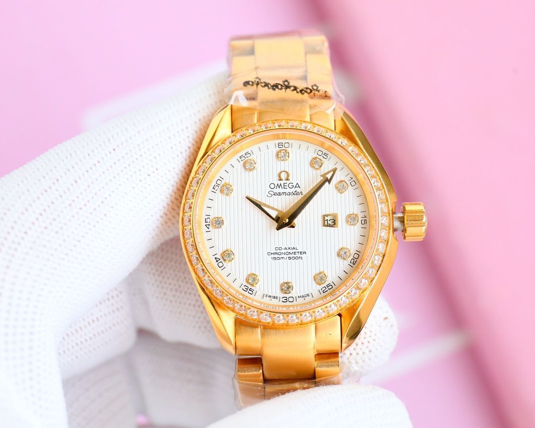 今日特価】Omega オメガ シーマスター 新モデル レディース