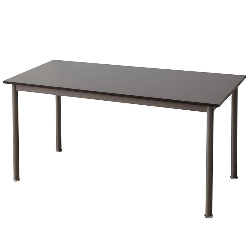 山善(YAMAZEN) パソコンデスク 140cm 奥行60cm ダークブラウン MFD-1460(DBR/BR) 1