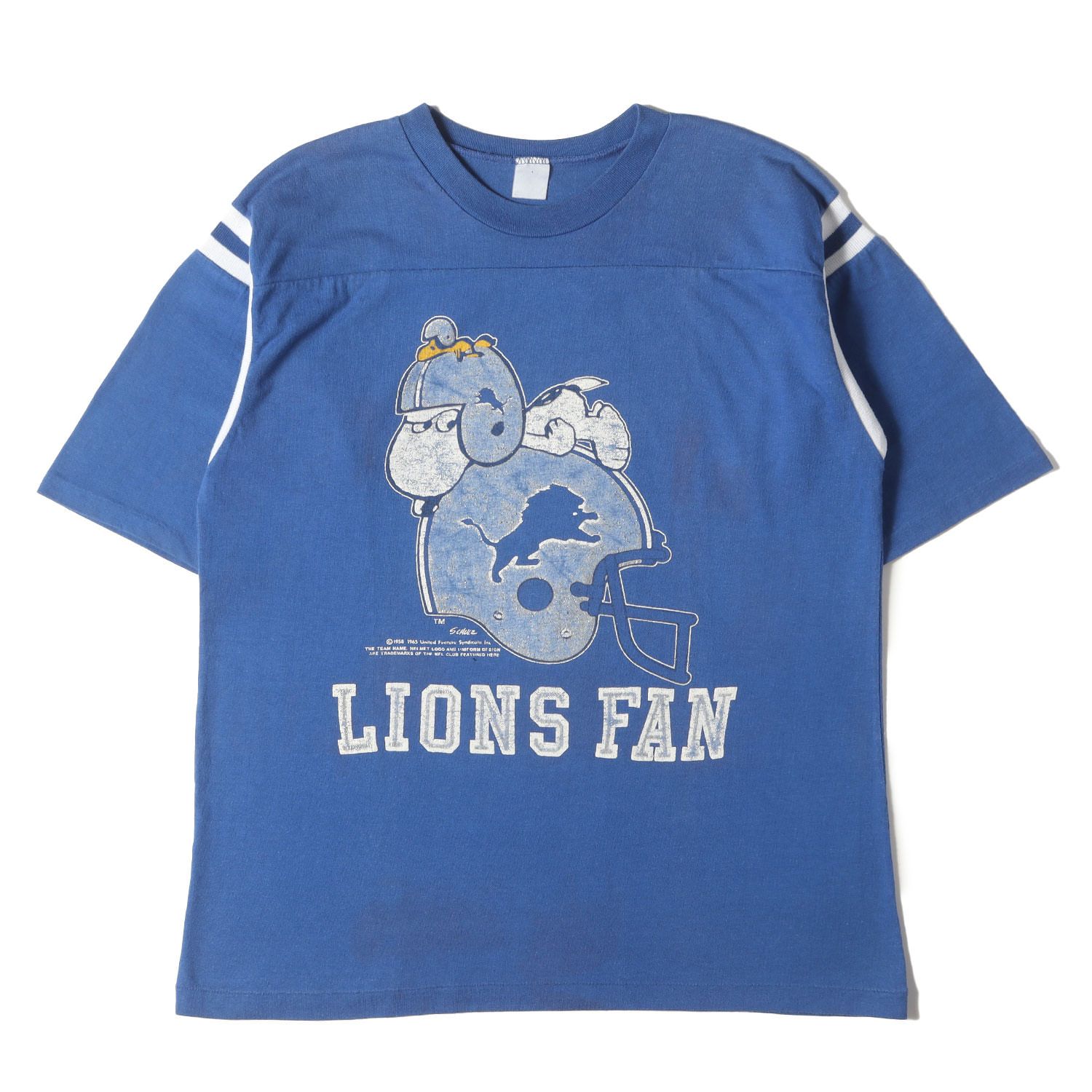U.S.VINTAGE Tシャツ サイズ:詳細参照(L位) / 80s NFL デトロイト 