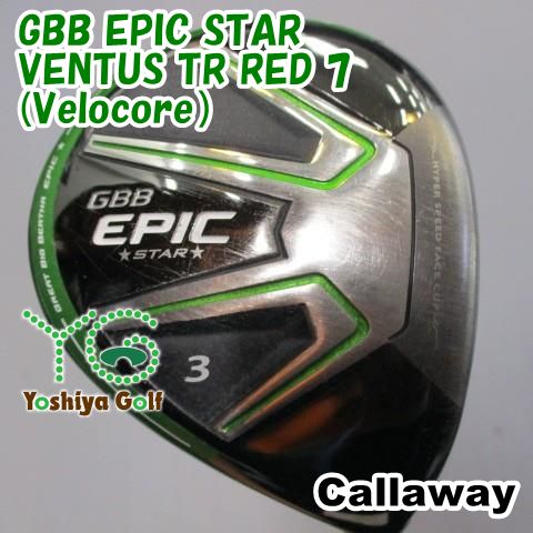 フェアウェイウッド キャロウェイ GBB EPIC STAR VENTUS TR RED 7 Velocore S 15 119743
