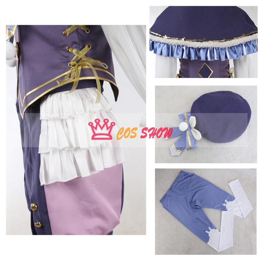 健康 あんさんぶるスターズ! あんスタ 課金ボーナスカード 心地よい時間 紫之創 しのはじめ コスプレ衣装 cosplay 仮装 帽子 靴下付き オーダー 来店をご期待!