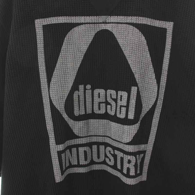 DIESEL S-COOLWAF ワッフル ロゴ 半袖 スウェット Tシャツ ディーゼル DIESEL S-COOLWAF Tシャツ カットソー 半袖 クルー