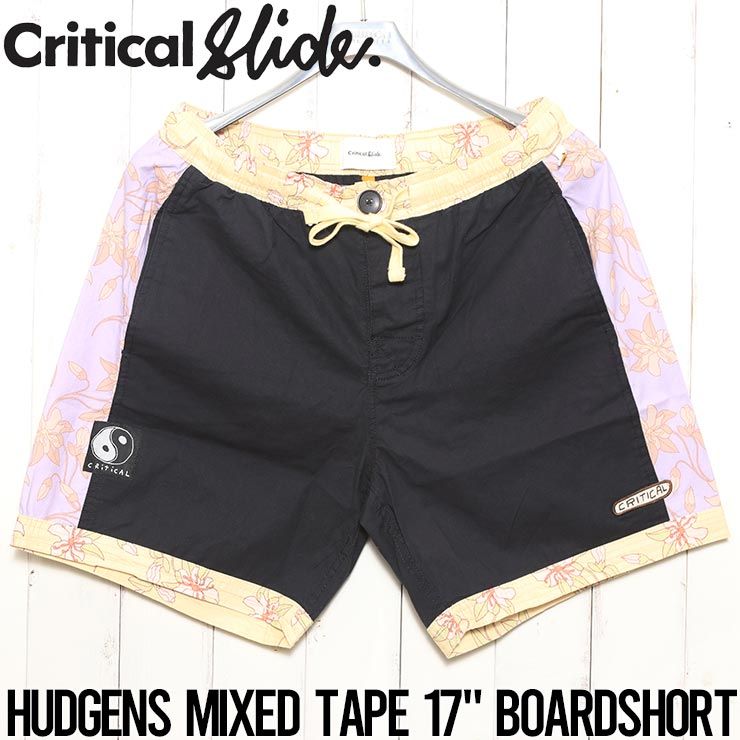 ボードショーツ サーフパンツ Critical Slide クリティカルスライド TCSS ティーシーエスエス HUDGENS MIXED TAPE 17 BOARD SHORT BS24086