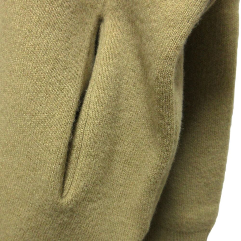 美品 23AW ebure エブール ウール100％ ソフトスムース フード