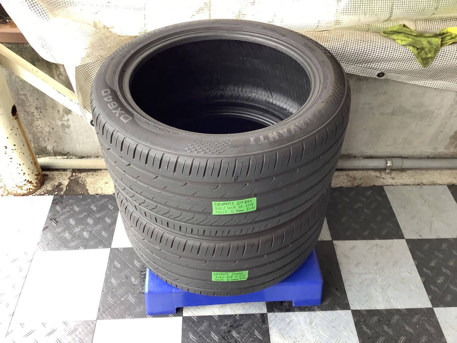 み 315 40R21 111Y 製 DAVANTI DX640 ダヴァンティ タイヤ2本