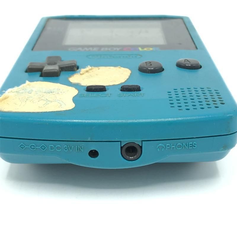 【中古】本体）【ジャンク】任天堂/ゲームボーイカラー ブルー/CGB-001/音鳴らない[6][240006551644] ゲームボーイカラー ジャンク GBC クリアパープル 本体