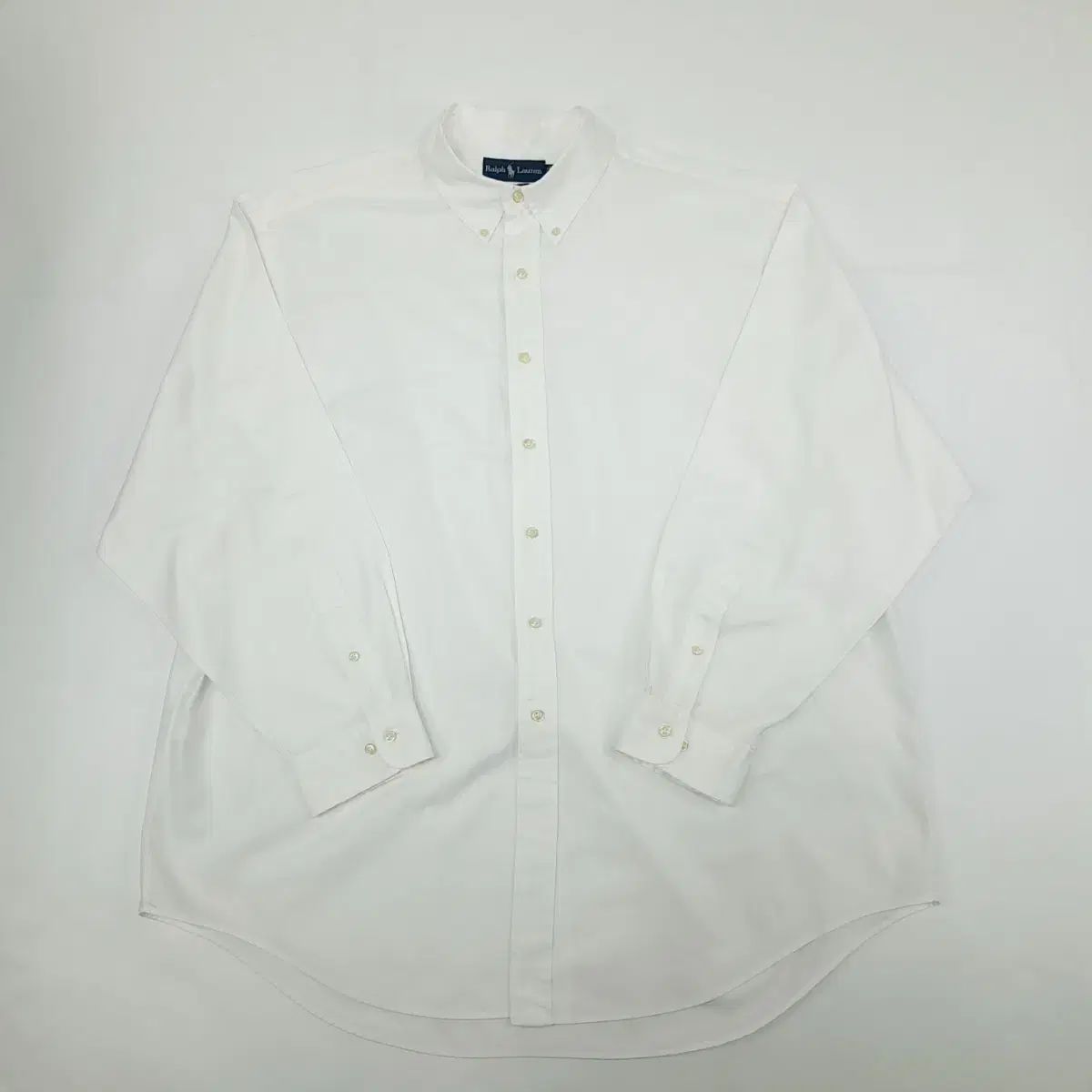 （ CS998 ） 2XL ー 3XL ポロ 白 刺繡 長袖 シャツ