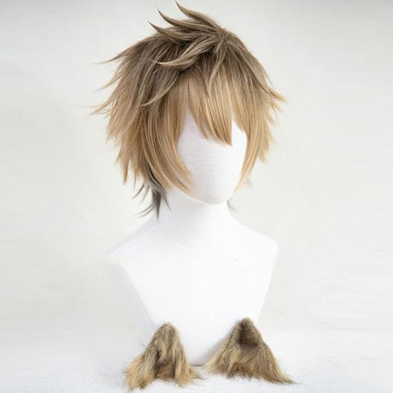 ラギーブッチ コスプレウィッグ 獣耳 かつら 小物 耐熱 wig グラデ