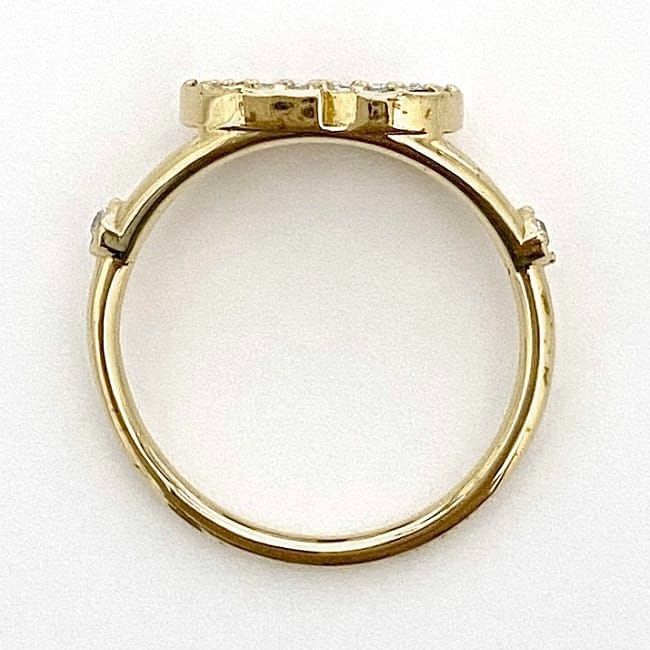 クリスチャン ディオール ロゴ リング f-21236 ゴールド 美品 - メルカリ