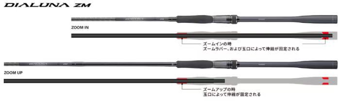  シマノ 25 ディアルーナ ZM S 86 96 ML スピニングモデル ショアキャスティングロッド shimano ルアーロッド ロッド