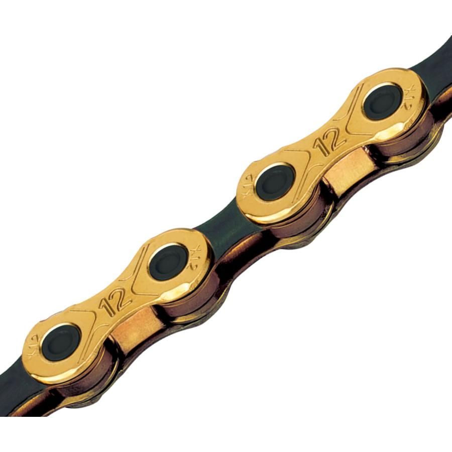KMC||チェーン|X12 TI-GOLD|BLACK 126L||ケーエムシー