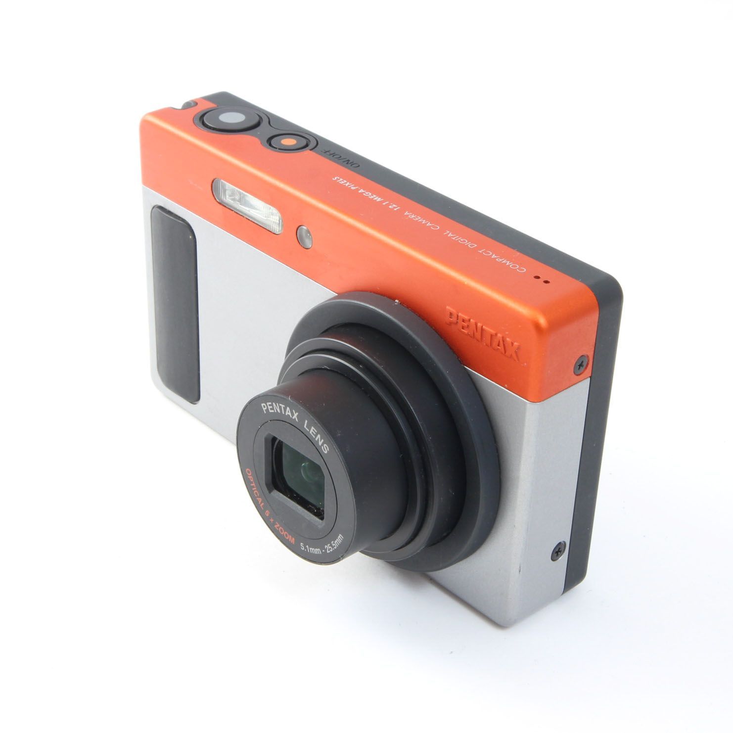 PENTAX ペンタックス Optio H90 オレンジ シルバー コンパクト