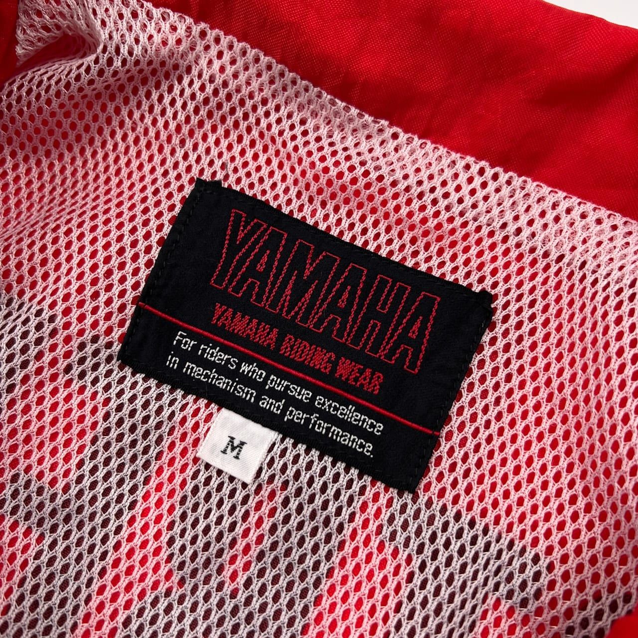 80s YAMAHA RACING ヤマハ レーシング ナイロンジャケット ジャンパー ブルゾン サイズ M |レッド|ビンテージ|ヤマハ発動機 FFCRYSTALESIA_COM