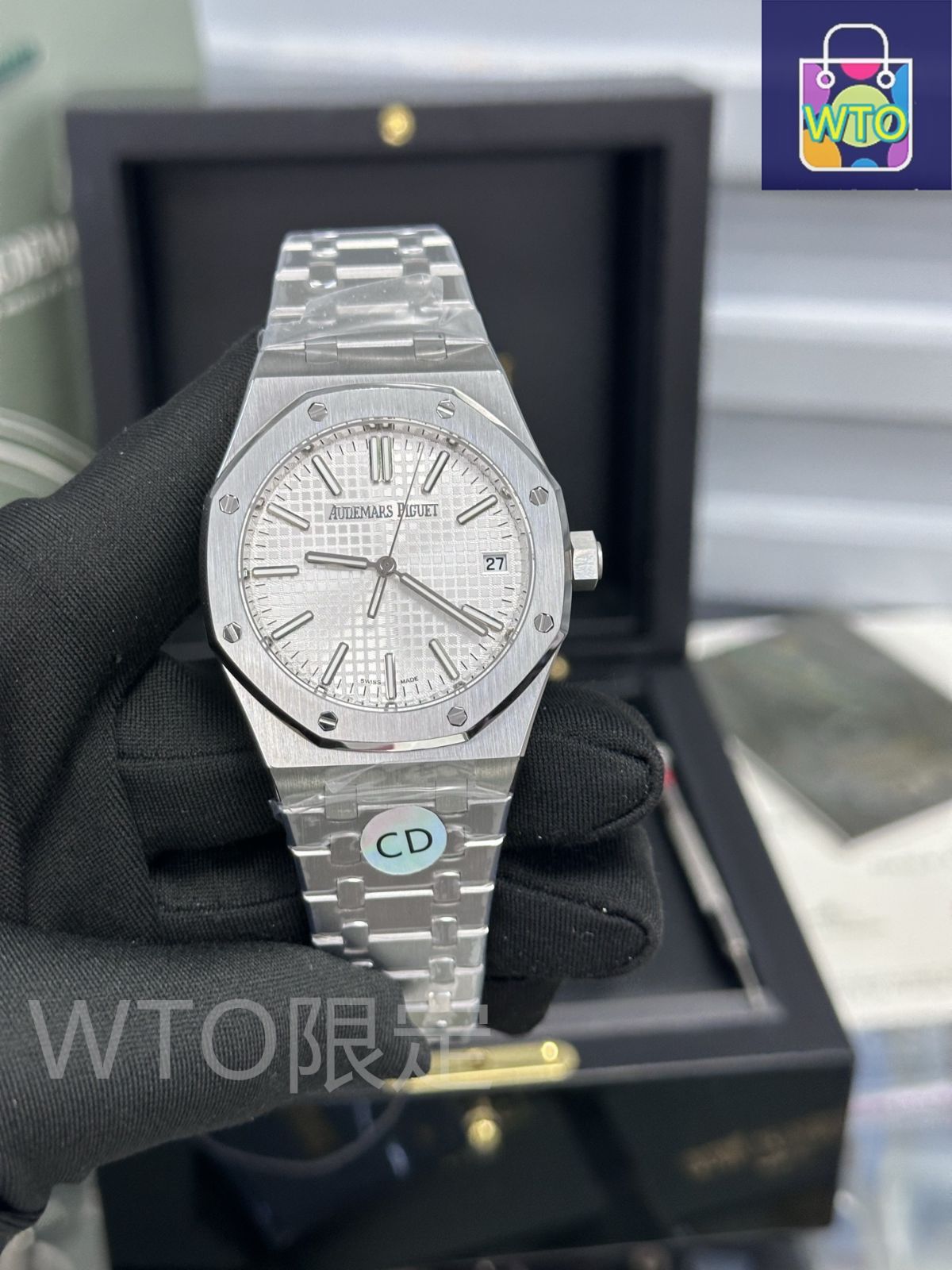 AP オーデマ ピゲ Audemars Piguet ロイヤルオーク メンズモデル フルオートマチック機械式 - 高精度リューズ＆サファイアガラス｜ ｜ ♥-WTO店名をご ください