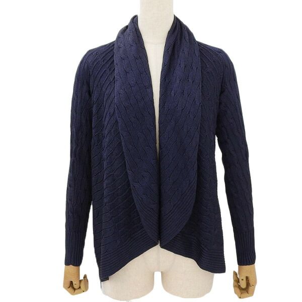 ラルフローレン RALPH LAUREN ニット カーディガン ネイビー sizeXS レディース 295103